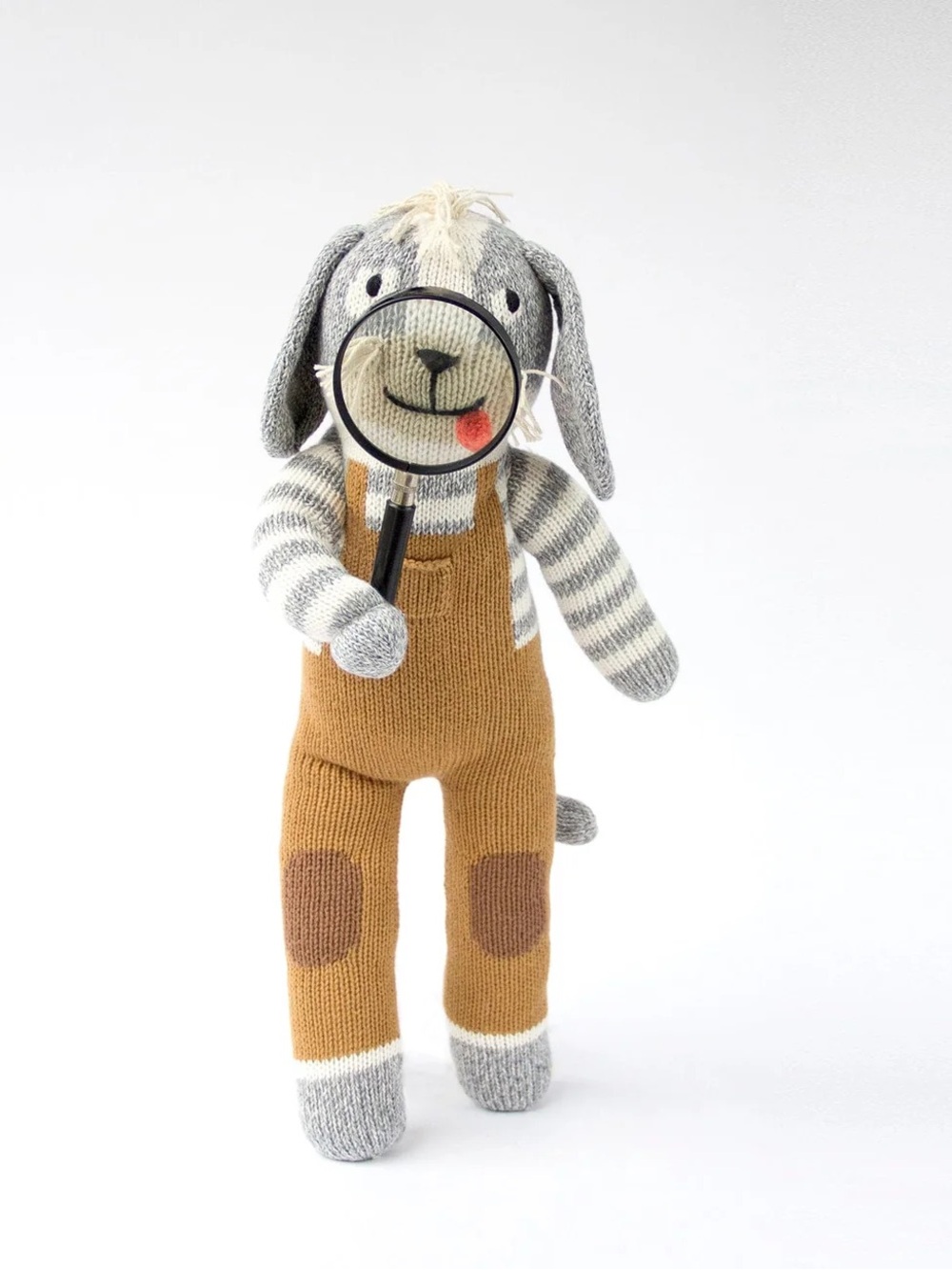 BLABLA Dog Knit plush “TouTou” the dog 18” Handmade In Peru